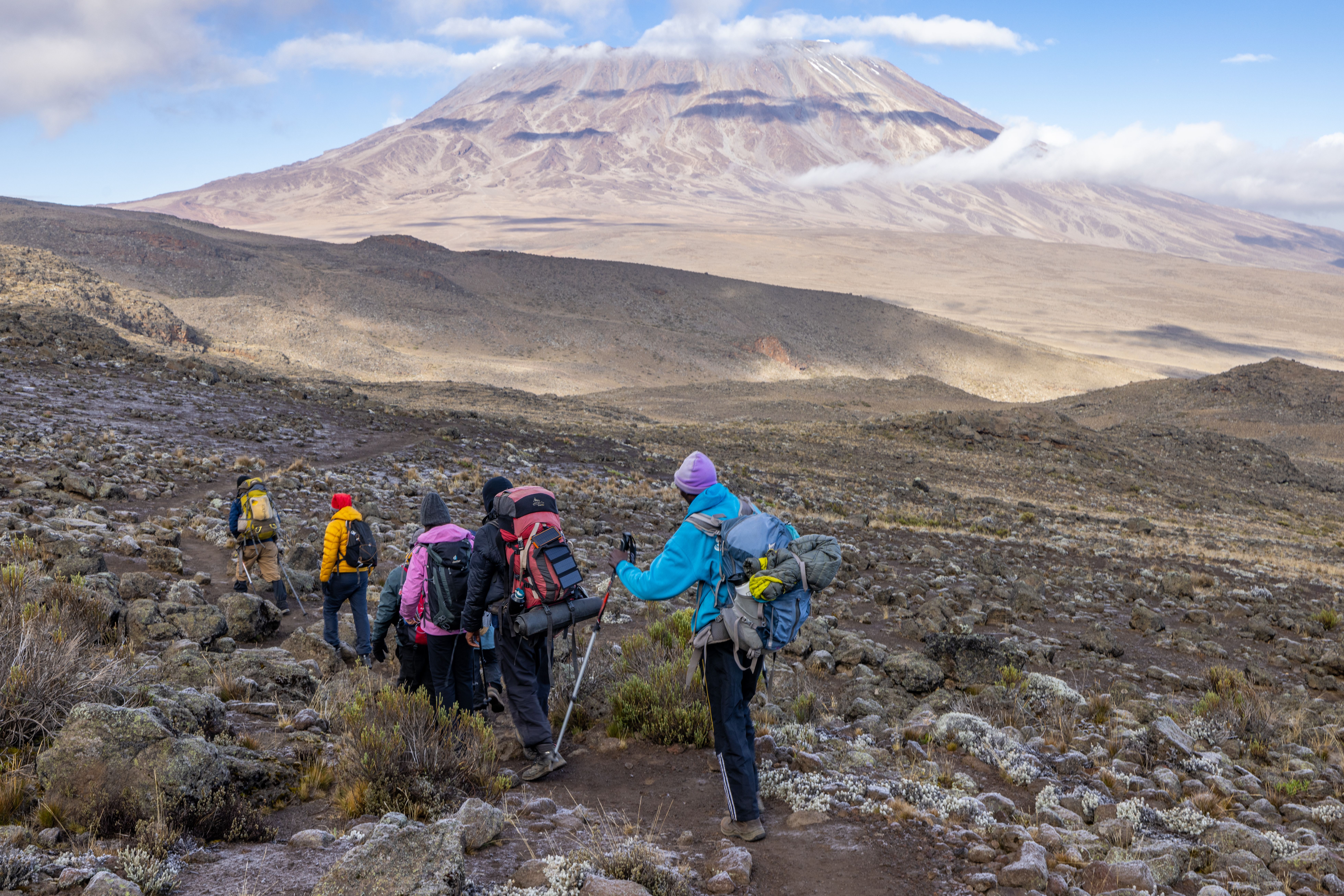 Kilimanjaro Machame Route trek view 2